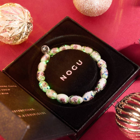 Wintergarten | 925 Sterling Silber | Firefly Glasgarten Armband